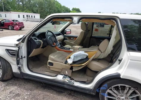 2010 Land Rover Range Rover Sport Hse из США, поврежденный, VIN SALSK2D44AA235047